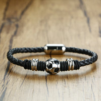 Bracelet Titane Acier Football Accessoires