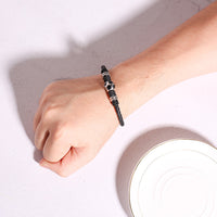 Bracelet Titane Acier Football Accessoires