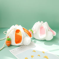 Strawberry Rabbit Hand-woven Bag