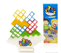 Jeu de puzzle d'équilibrage de tour Tetra Block
