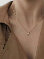 Collier en argent S925, dents de requin européennes