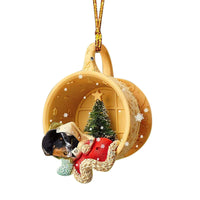 Acrylic Cozy Dog Ornaments