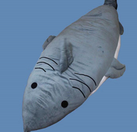 Sac de couchage en peluche requin