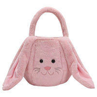 Long Eared Rabbit Easter Bag Basket Plush Gift
