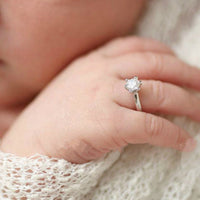 Newborn Photography Rhinestone Baby Ring Photographic Studio Props