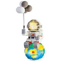 Astronaut Building Block Penholder Desktop Accessories