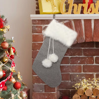 Pompon Pendant Christmas Stocking