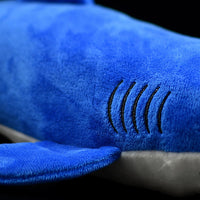 Cute blue shark doll