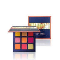 Beauty Glazed 9-colors Eyeshadow Palettes Solar System Planets