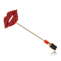 Red Lips Lipstick Brooch