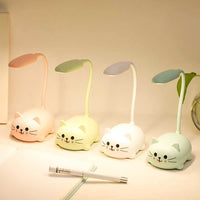 Lampe de nuit à chargement USB LED pour animaux de compagnie de dessin animé
