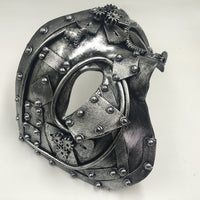 Demi-masque de fête de mascarade d'Halloween Steampunk