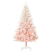 7ft Pencil Christmas Tree, Artificial Christmas Tree For Holiday Home Decoration With Metal Stand Automatic Open