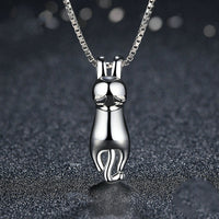 Collier personnalisé de charme de chat