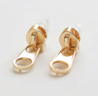 Creative fun zipper earrings