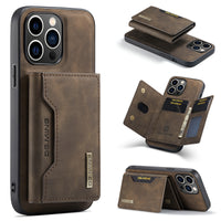 Two-in-one Leather Magnetic Wallet iPhone Case