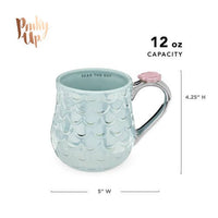 3D Iridescent Finished Ceramic Mermaid Mug