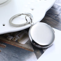 Stainless Steel Locket Keychain