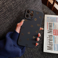Gilding Small Heart Mobile Phone Shell