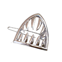 Barrettes en métal argenté pour tête arrière, grande pince à cheveux pour femme, pince à requin, élégante et gracieuse, épingle à cheveux, accessoires de coiffure