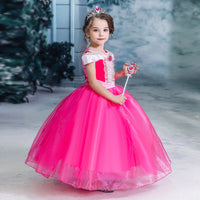 Navidad Cos Zhongda faldas para niñas vestido de princesa Ailo de la Bella Durmiente