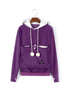 Lindas sudaderas con capucha con bolsillo para mascotas para gato