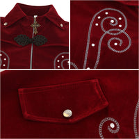 Chaqueta gótica COS Chaqueta retro con cuello levantado