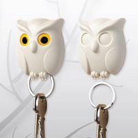 Porte-clés magnétiques hibou lapin ours