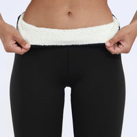 Winter Leggings Warm Thick High Stretch Lamb Cashmere Leggings