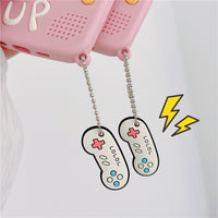 Cute Pinky Boo Cartoon Game Machine iPhone Case