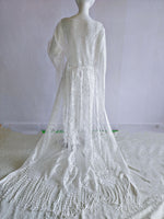 Lace Embroidery Plus Size Photography Pregnant Women Tassel Dress Bohemian Style