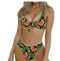 Fruit Print Bikini Swimsuit