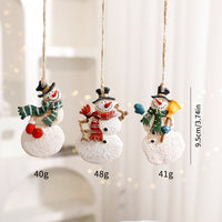 Resin Christmas Tree Ornaments Santa