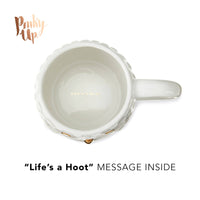 Olivia™ 3D Gold Accented Ceramic Owl Mug