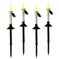 Outdoor Solar Candle LED Ground Lamp Garden Garden Decoration