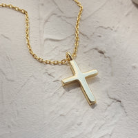 18k Gold 925 Sterling Silver Cross Jewelry