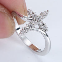 CZ Cross Ring