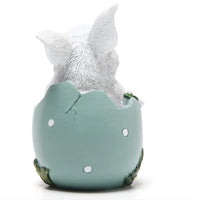 Easter Bunny Egg Resin Sculpture