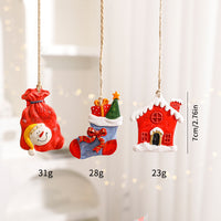 Resin Christmas Tree Ornaments Santa