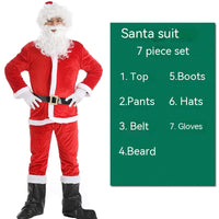 Santa Full Set Performance Costumes