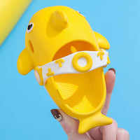 Pantoufles de requin pour enfants, garçons et filles, chaussures mignonnes antidérapantes