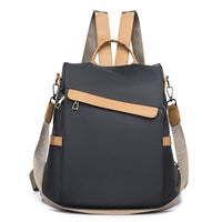 Bolso de hombro de tela de nailon simple a la moda para mujer