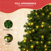 Árbol de Navidad artificial preiluminado