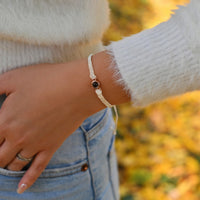 Pulsera tejida a mano con proyección de fotografías en color personalizada y creativa