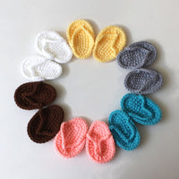 Newborn Photography Props Knitted Small Slippers