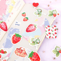 Strawberry Stickers (45 Pcs)
