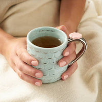 3D Iridescent Finished Ceramic Mermaid Mug