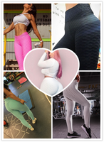 Leggings froissés anti-cellulite pour levage de butin