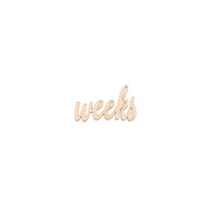 Wooden Digital Milestone Baby Time Record Table Photography Props