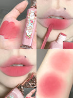 Flower Knows Strawberry Rococo Series Embossed Blush Velvet Matte Lip Glaze